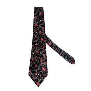 Men's Geometric 80's style tie